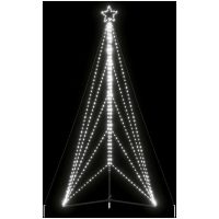 Julgransbelysning 615 LEDs kallvit 404,5 cm vidaXL
