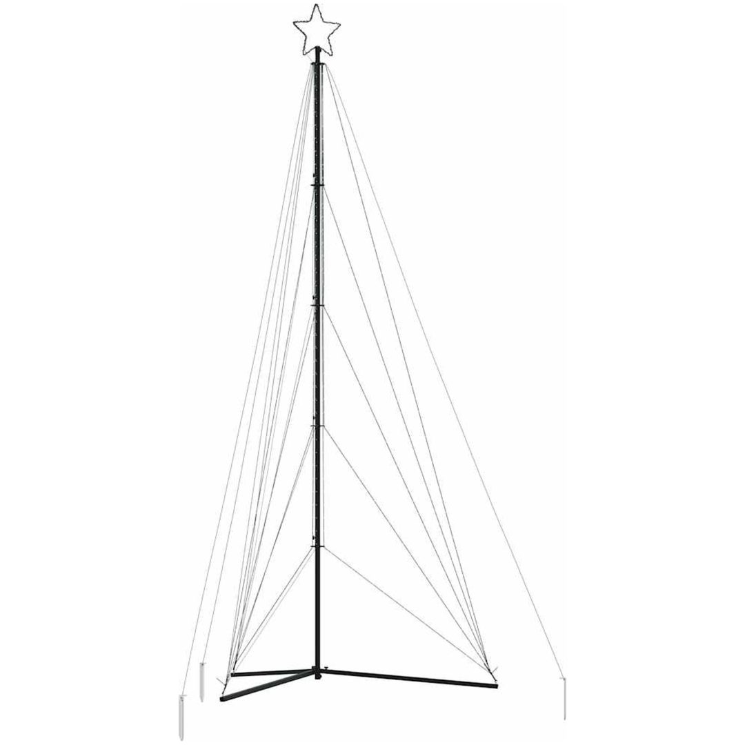 Julgransbelysning 615 LEDs varmvit 404,5 cm vidaXL 404.5 cm – bild 4