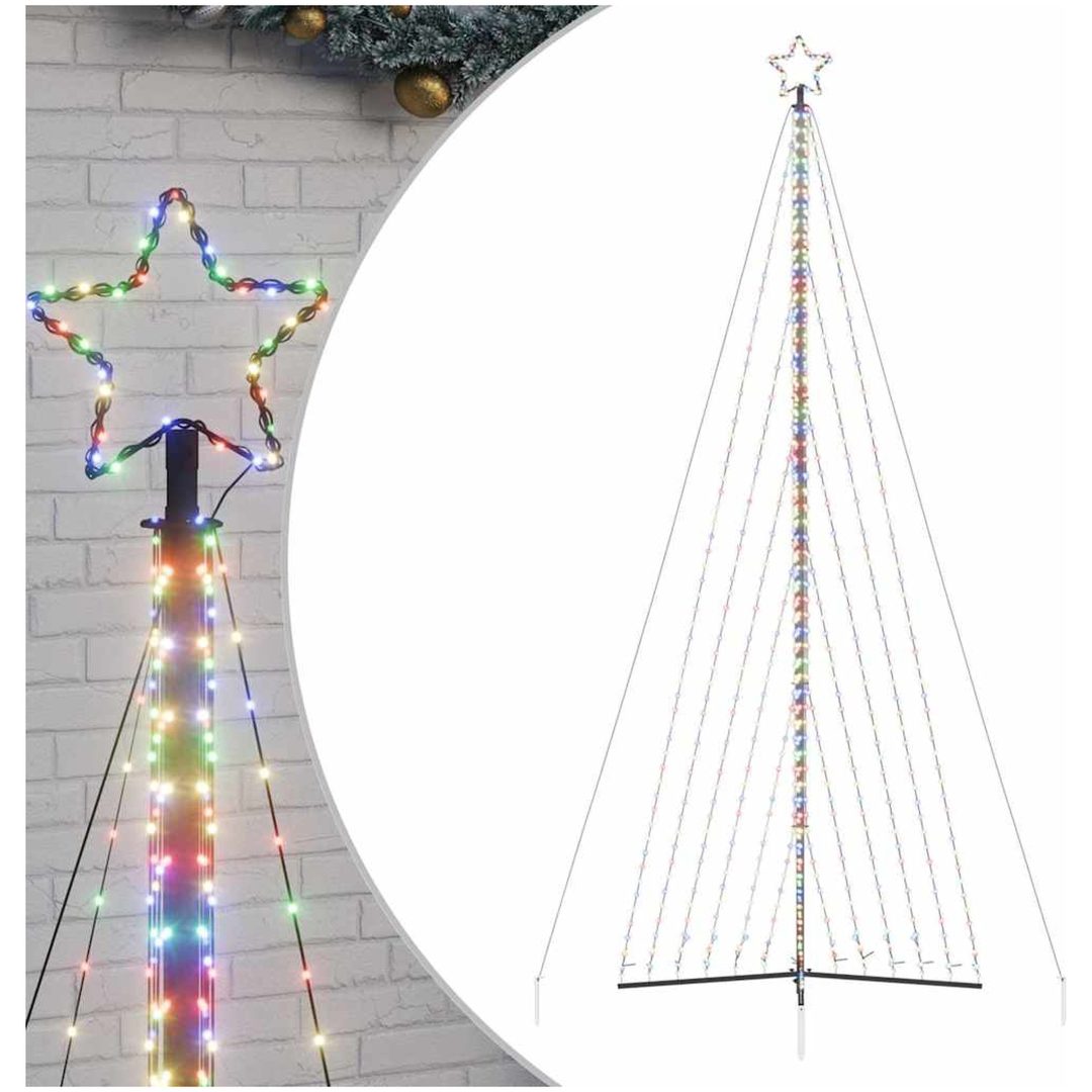 Julgransbelysning 789 LEDs färgglad 476 cm vidaXL 476 cm – bild 2