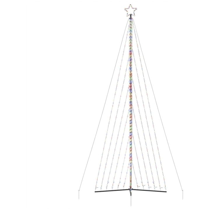 Julgransbelysning 789 LEDs färgglad 476 cm vidaXL 476 cm – bild 6