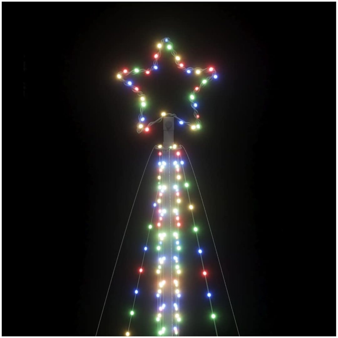 Julgransbelysning 789 LEDs färgglad 476 cm vidaXL 476 cm – bild 10