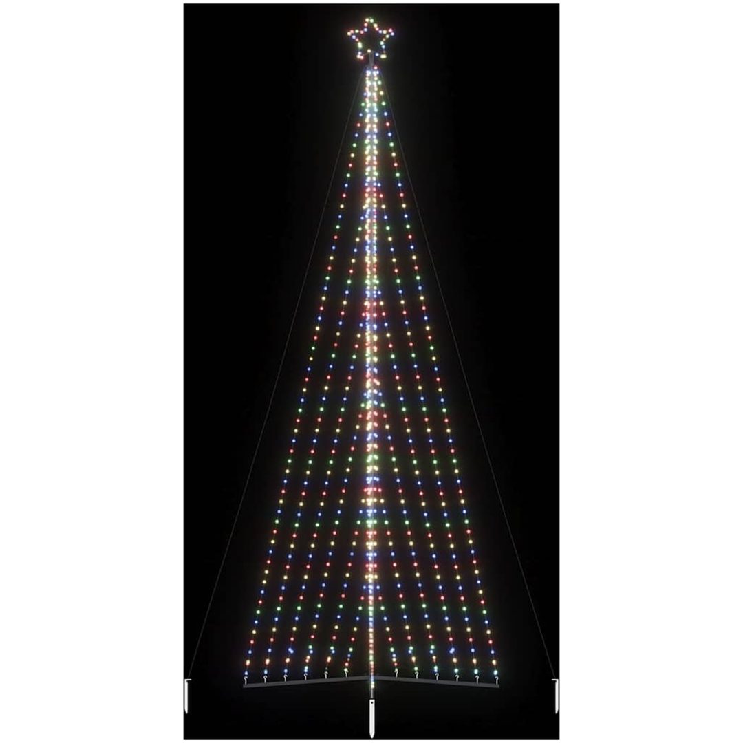 Julgransbelysning 789 LEDs färgglad 476 cm vidaXL 476 cm