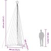 Julgransbelysning 789 LEDs kallvit 476 cm vidaXL 476 cm – miniatyr 12