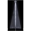 Julgransbelysning 789 LEDs kallvit 476 cm vidaXL 476 cm – miniatyr 1