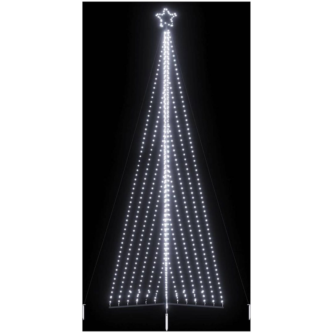 Julgransbelysning 789 LEDs kallvit 476 cm vidaXL 476 cm