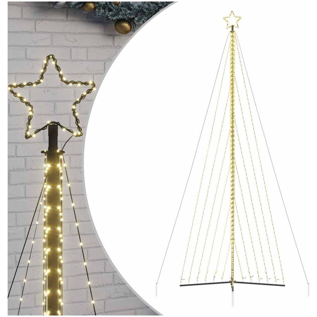 Julgransbelysning 789 LEDs varmvit 476 cm vidaXL 476 cm – bild 2