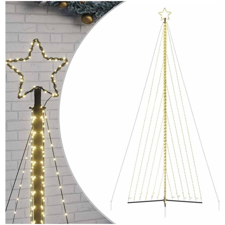 Julgransbelysning 789 LEDs varmvit 476 cm vidaXL 476 cm – bild 2