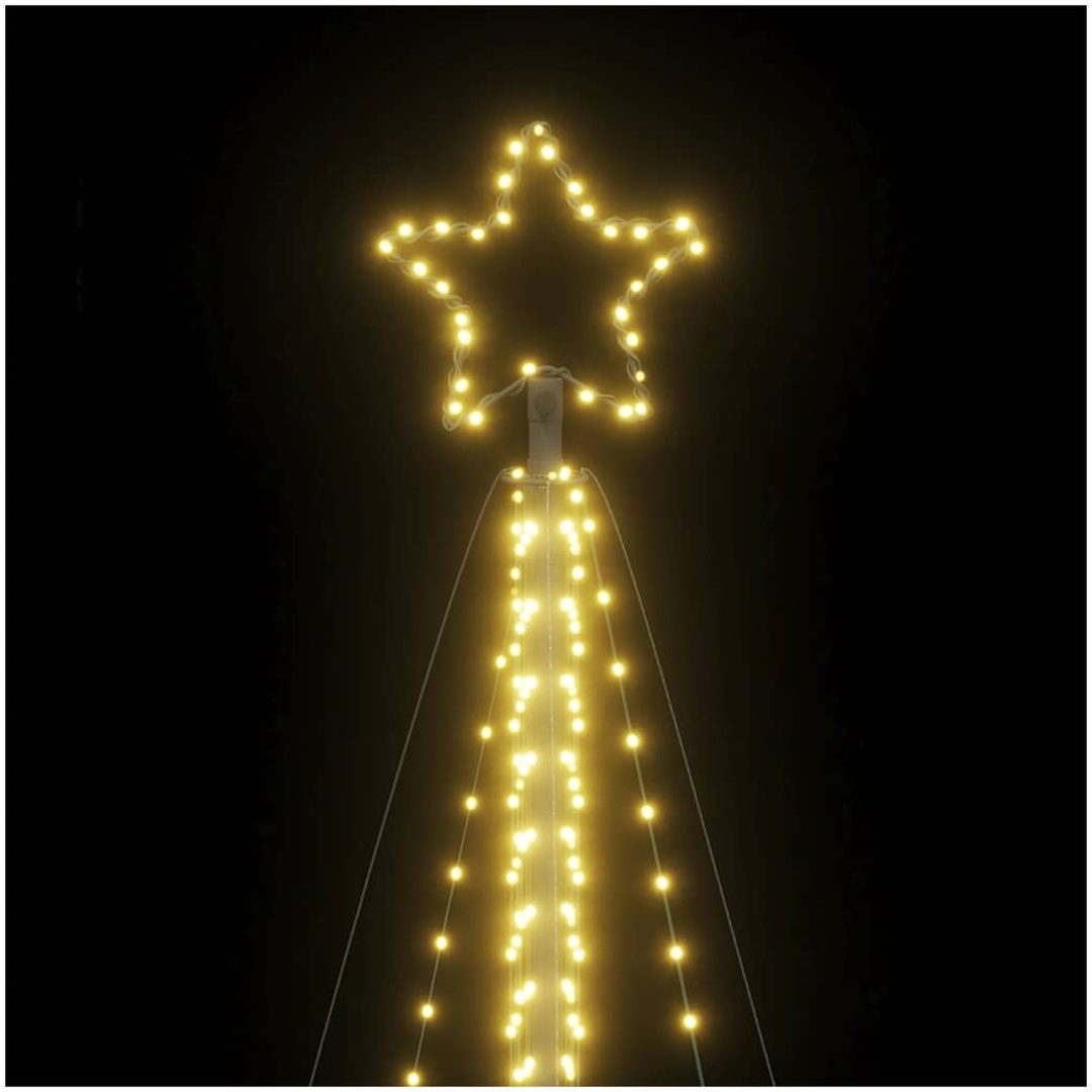 Julgransbelysning 789 LEDs varmvit 476 cm vidaXL 476 cm – bild 10
