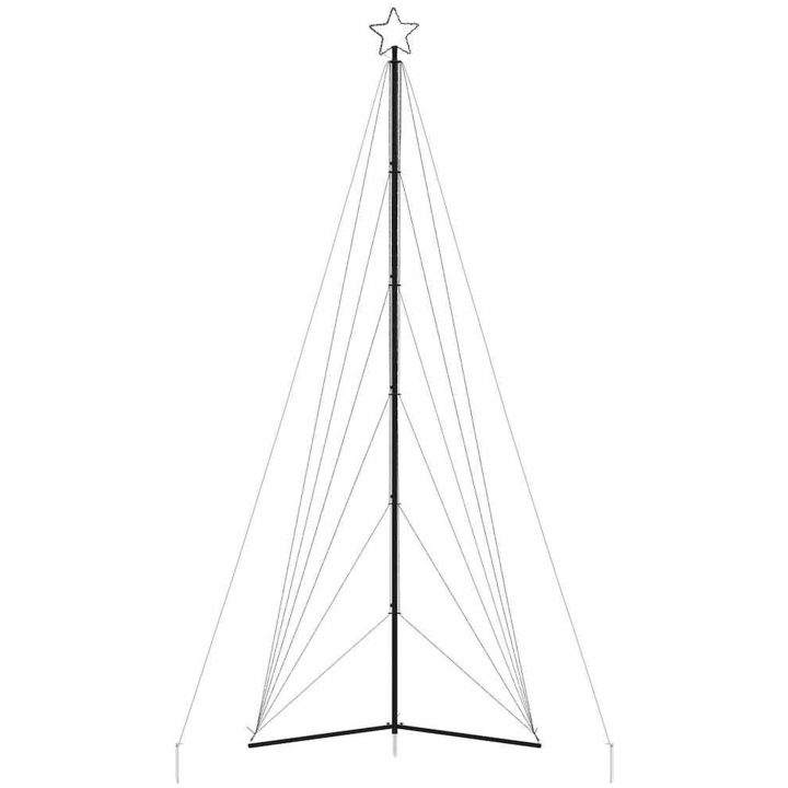 Julgransbelysning 861 LEDs blå 478 cm vidaXL 478 cm – bild 5