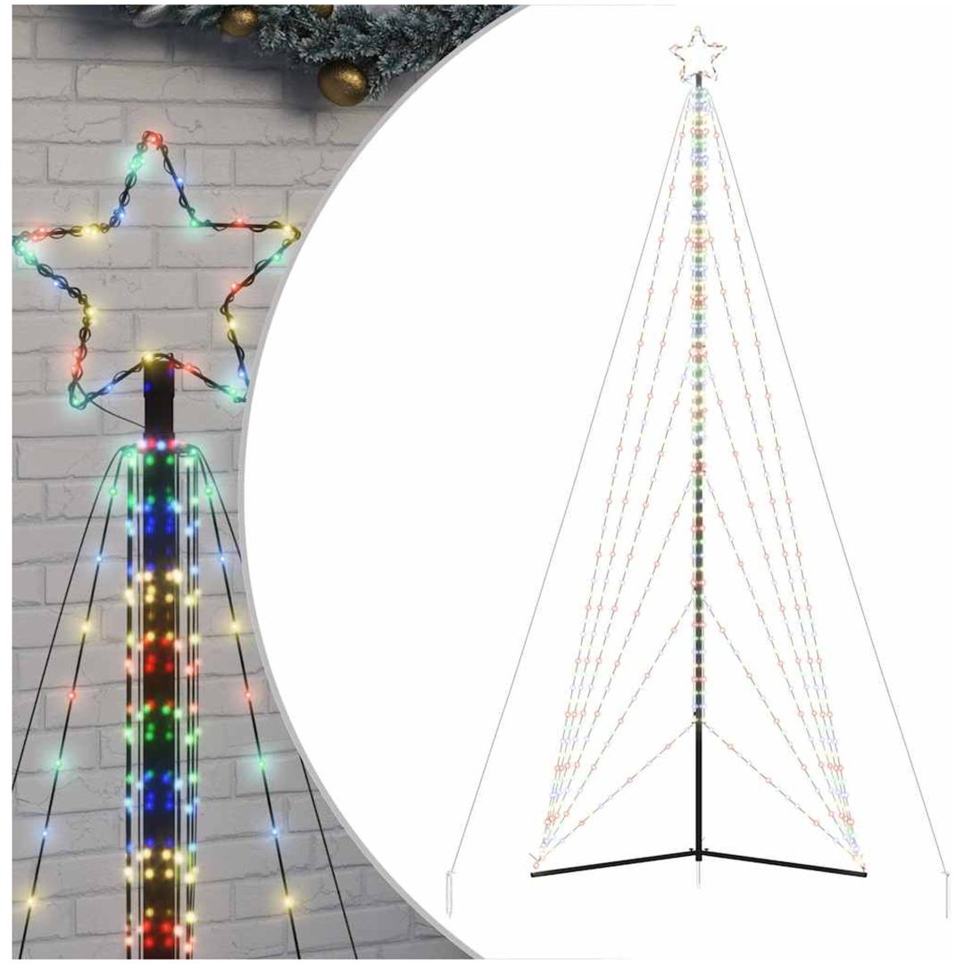 Julgransbelysning 861 LEDs färgglad 478 cm vidaXL 478 cm – bild 2