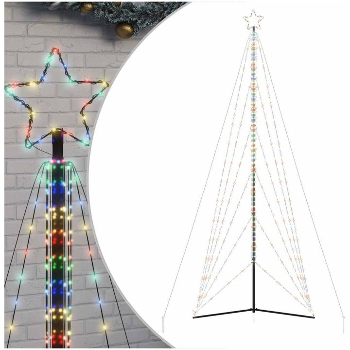 Julgransbelysning 861 LEDs färgglad 478 cm vidaXL 478 cm – bild 2