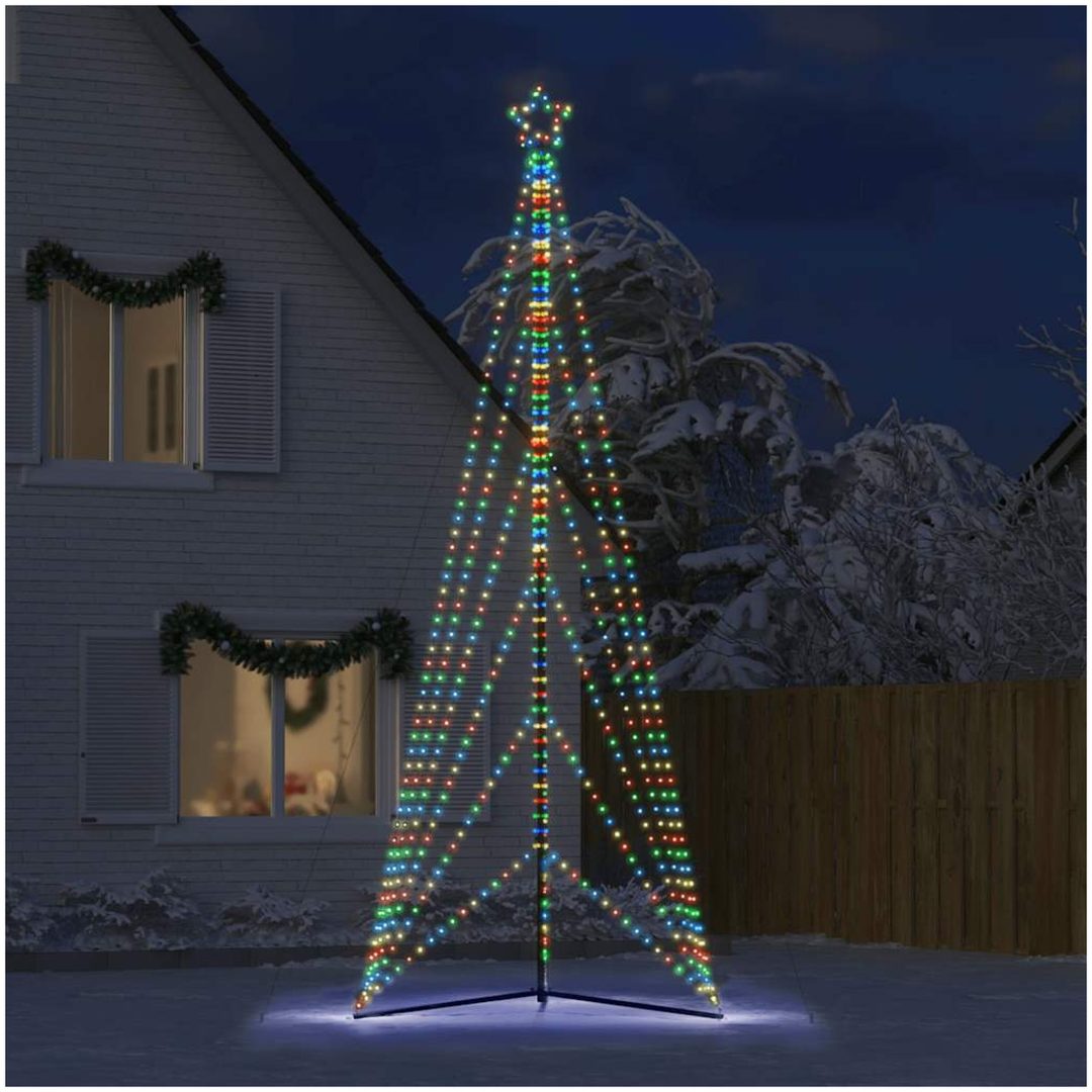 Julgransbelysning 861 LEDs färgglad 478 cm vidaXL 478 cm – bild 3