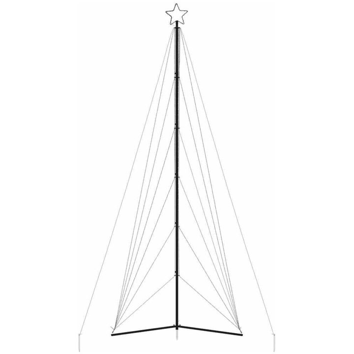 Julgransbelysning 861 LEDs färgglad 478 cm vidaXL 478 cm – bild 5