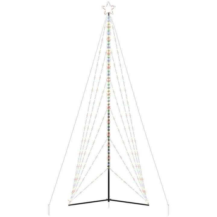 Julgransbelysning 861 LEDs färgglad 478 cm vidaXL 478 cm – bild 6