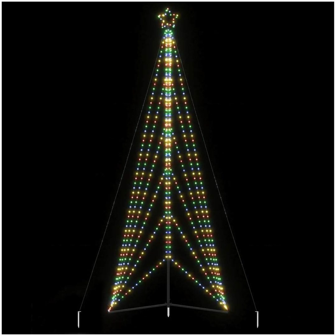 Julgransbelysning 861 LEDs färgglad 478 cm vidaXL 478 cm