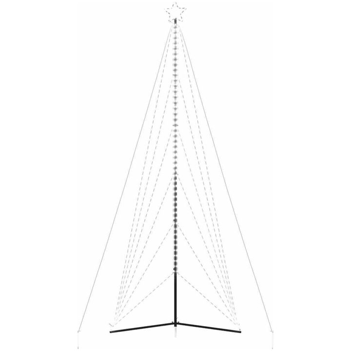 Julgransbelysning 861 LEDs kallvit 478 cm vidaXL 478 cm – bild 6