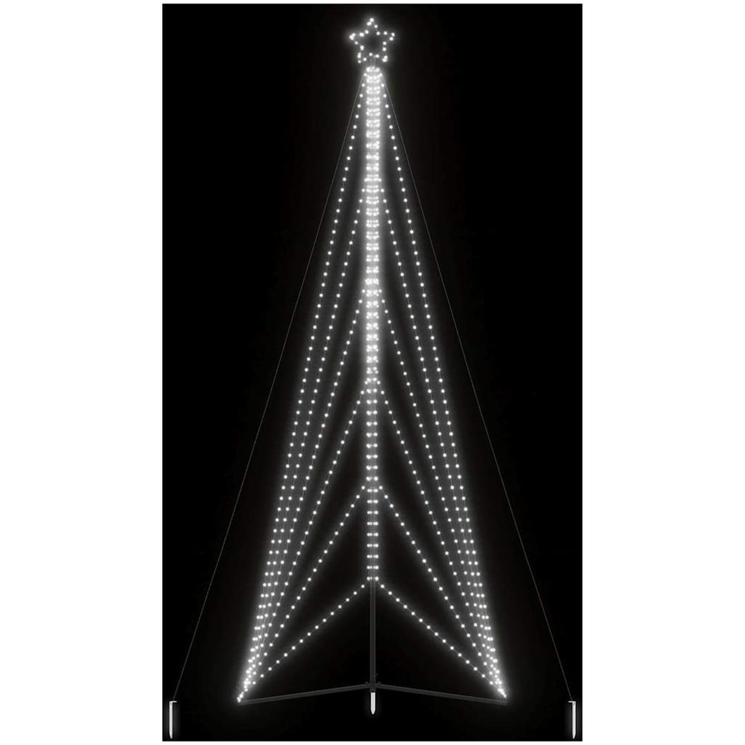 Julgransbelysning 861 LEDs kallvit 478 cm vidaXL 478 cm