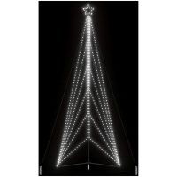Julgransbelysning 861 LEDs kallvit 478 cm vidaXL