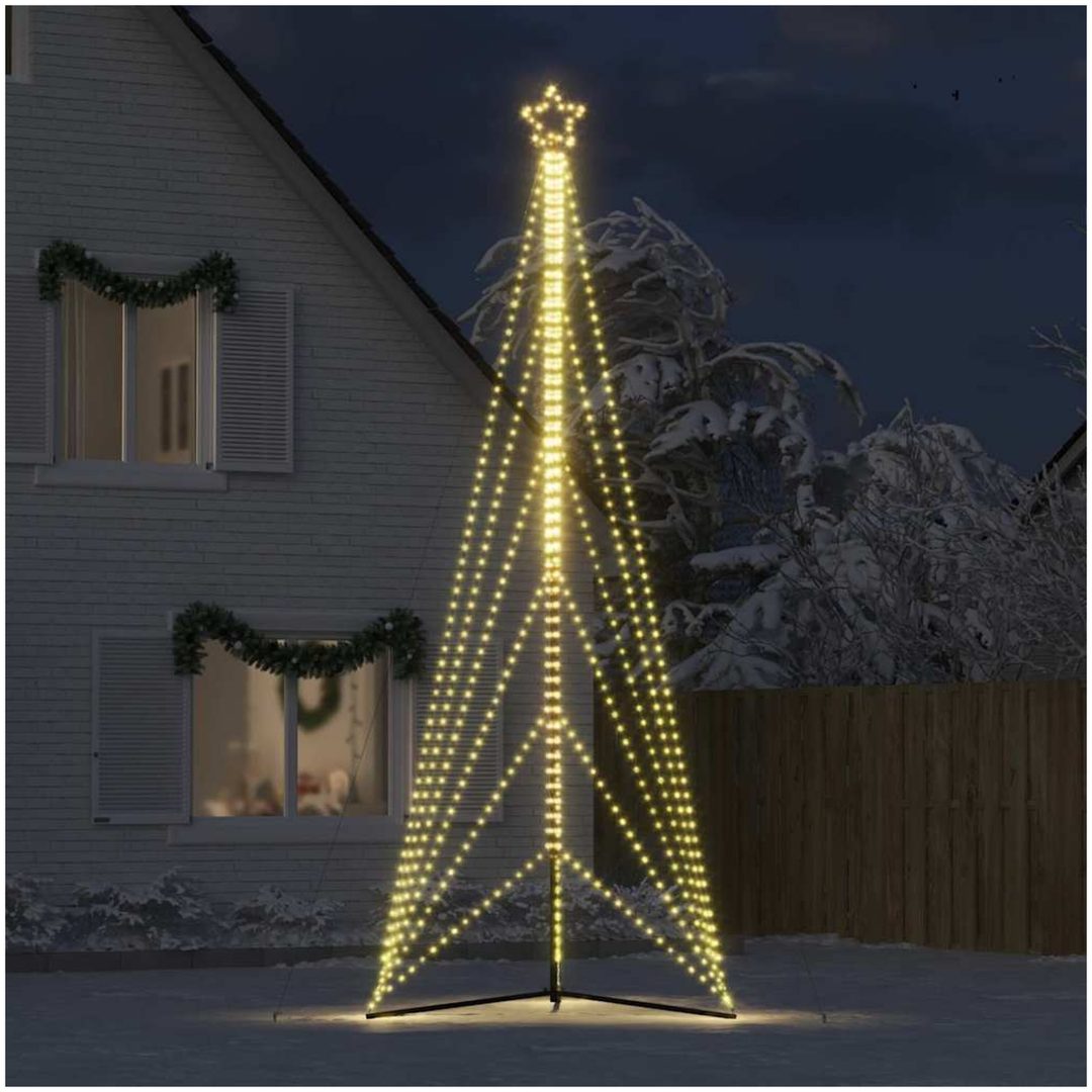 Julgransbelysning 861 LEDs varmvit 478 cm vidaXL 478 cm – bild 3