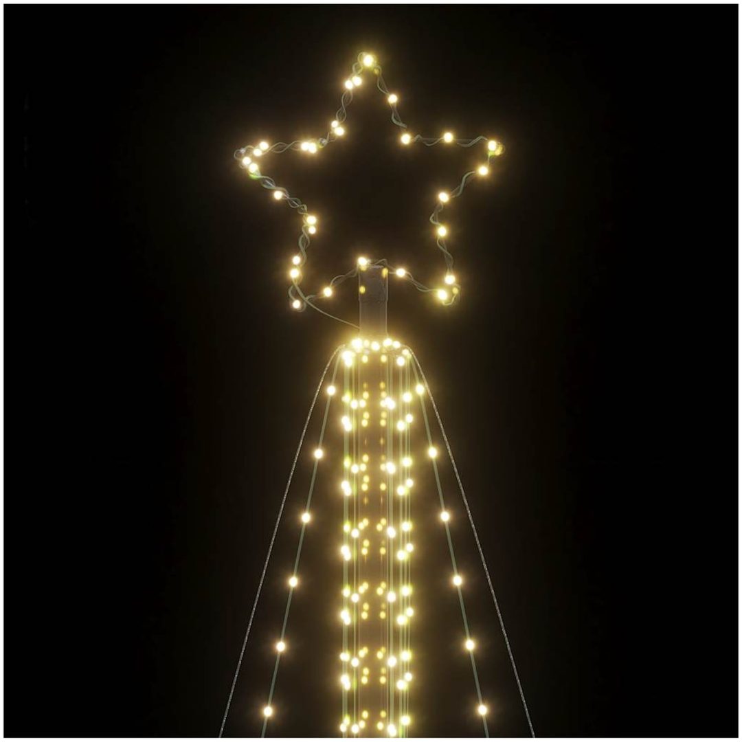 Julgransbelysning 861 LEDs varmvit 478 cm vidaXL 478 cm – bild 10