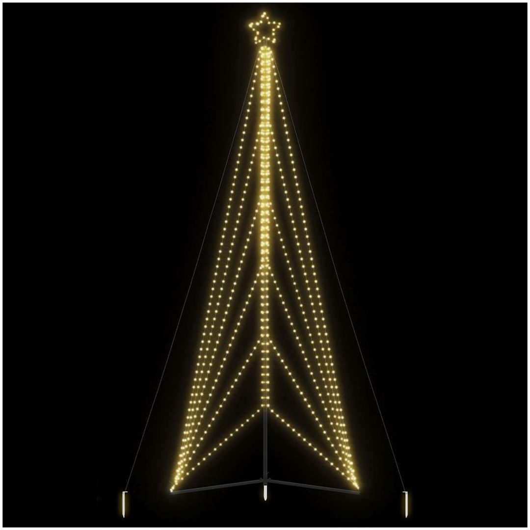 Julgransbelysning 861 LEDs varmvit 478 cm vidaXL 478 cm