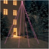 Julgransbelysning inomhus/utomhus 1300 LEDs färgglad 8 m vidaXL
