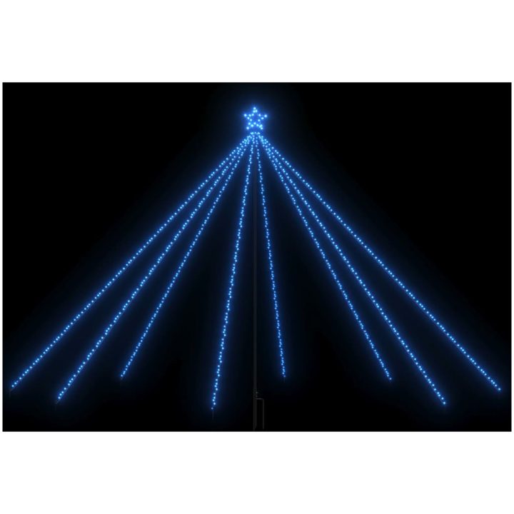 Julgransbelysning inomhus/utomhus 576 LED blå 3,6 m vidaXL 360 x 100 cm – bild 2