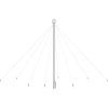 Julgransbelysning inomhus/utomhus 576 LED blå 3,6 m vidaXL 360 x 100 cm – miniatyr 3