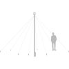 Julgransbelysning inomhus/utomhus 576 LED blå 3,6 m vidaXL 360 x 100 cm – miniatyr 7
