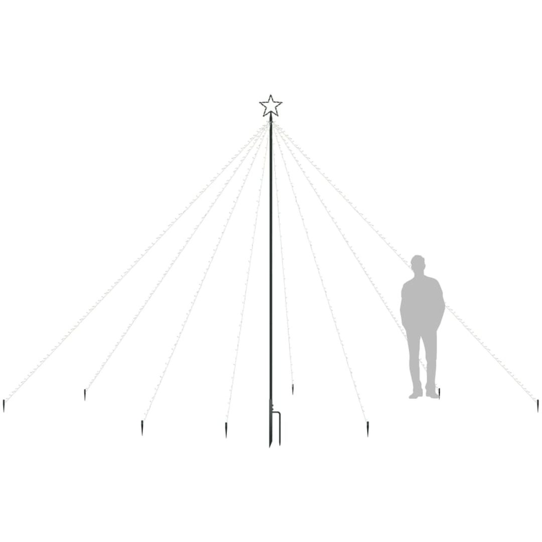 Julgransbelysning inomhus/utomhus 576 LED blå 3,6 m vidaXL 360 x 100 cm – bild 7