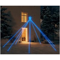 Julgransbelysning inomhus/utomhus 576 LED blå 3,6 m vidaXL