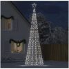 Julgransbelysning med markspett 1534 LEDs kallvitt 500 cm vidaXL 500 cm – miniatyr 3