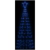 Julgransbelysning med markspett 220 LEDs blå vidaXL 180 cm – miniatyr 3
