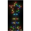 Julgransbelysning med markspett 220 LEDs färgglad 180 cm vidaXL 180 cm – miniatyr 6