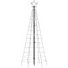 Julgransbelysning med markspett 220 LEDs kallvitt vidaXL 180 cm – miniatyr 4