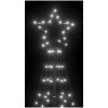 Julgransbelysning med markspett 220 LEDs kallvitt vidaXL 180 cm – miniatyr 6