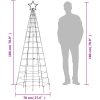 Julgransbelysning med markspett 220 LEDs kallvitt vidaXL 180 cm – miniatyr 10