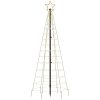 Julgransbelysning med markspett 220 LEDs varmvit 180 cm vidaXL 180 cm – miniatyr 4