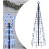 Julgransbelysning med markspett 570 LEDs blå vidaXL 300 cm – miniatyr 2