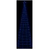 Julgransbelysning med markspett 570 LEDs blå vidaXL 300 cm – miniatyr 3
