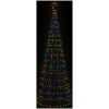Julgransbelysning med markspett 570 LEDs färgglad 300 cm vidaXL 300 cm – miniatyr 3