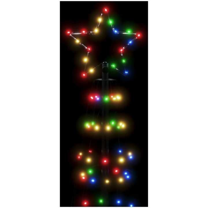 Julgransbelysning med markspett 570 LEDs färgglad 300 cm vidaXL 300 cm – bild 6
