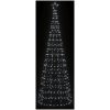 Julgransbelysning med markspett 570 LEDs kallvitt vidaXL 300 cm – miniatyr 3