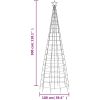 Julgransbelysning med markspett 570 LEDs varmvit 300 cm vidaXL 300 cm – miniatyr 11