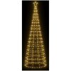 Julgransbelysning med markspett 570 LEDs varmvit 300 cm vidaXL 300 cm – miniatyr 3