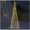 Julgransbelysning med markspett 570 LEDs varmvit 300 cm vidaXL 300 cm – miniatyr 1