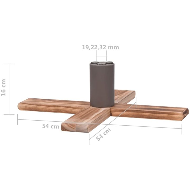 Julgransfot 54x54x16 cm vidaXL – bild 7