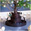 Julgransfot antik koppar 29x29x15,5 cm vidaXL 29 x 29 x 15.5 cm – miniatyr 1