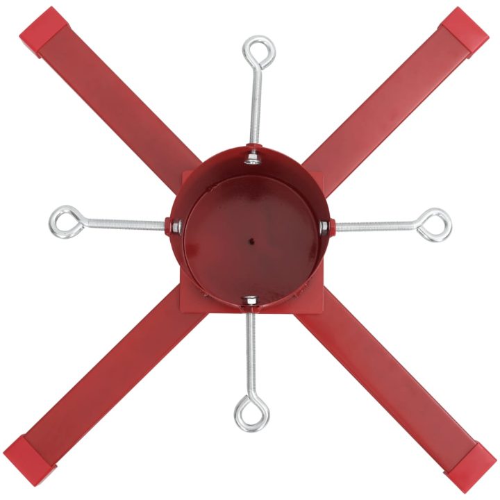 Julgransfot röd 61x61x15,5 cm vidaXL – bild 6