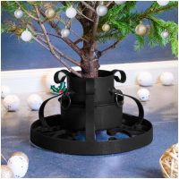 Julgransfot svart 29x29x15,5 cm vidaXL